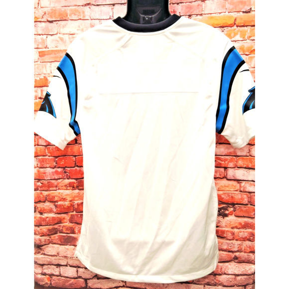 Carolina Panthers Jersey Mens Medium White Nike NFL Football Sports Short Sleeve - Picture 2 of 8